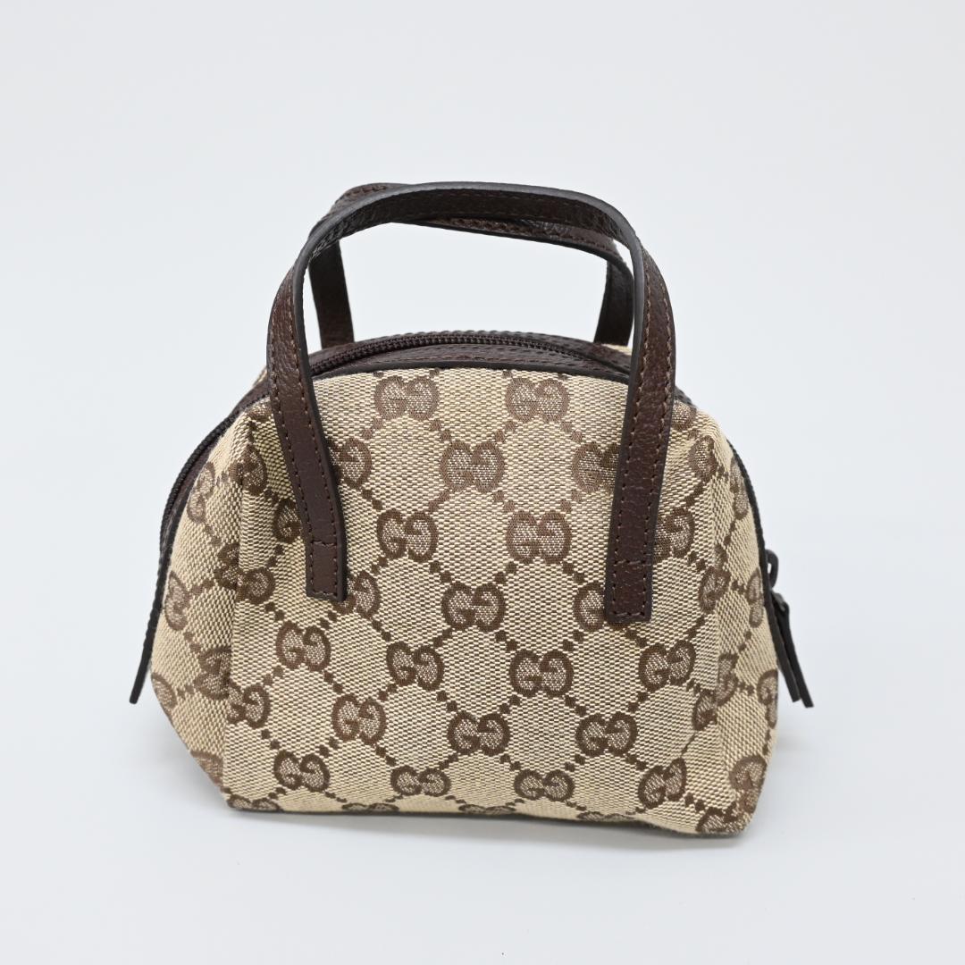 ■ 48180★年 グッチ GGキャンパス ミニバッグ ポーチ GG柄