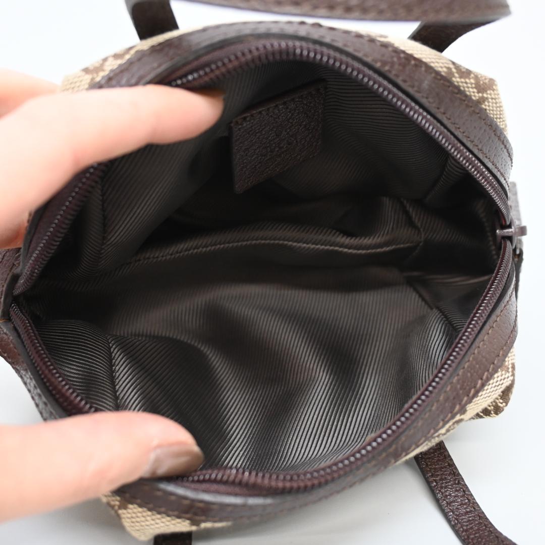 ■ 48180★年 グッチ GGキャンパス ミニバッグ ポーチ GG柄