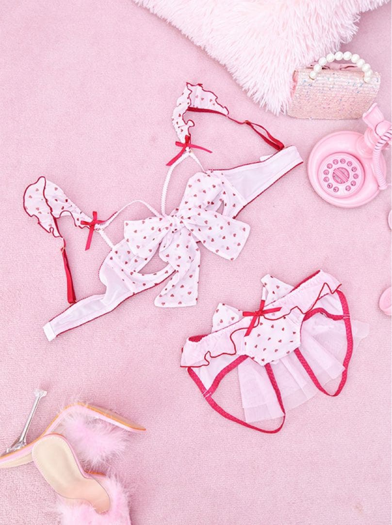 C70L♥️ love2nd LOVEMEオープンブラオープンショーツセット