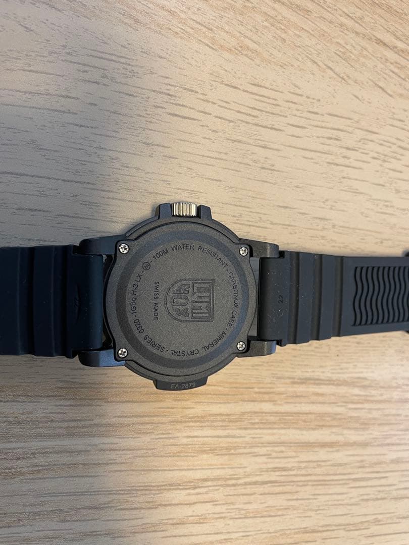 LUMINOX ブラック アナログ時計 ケース付き