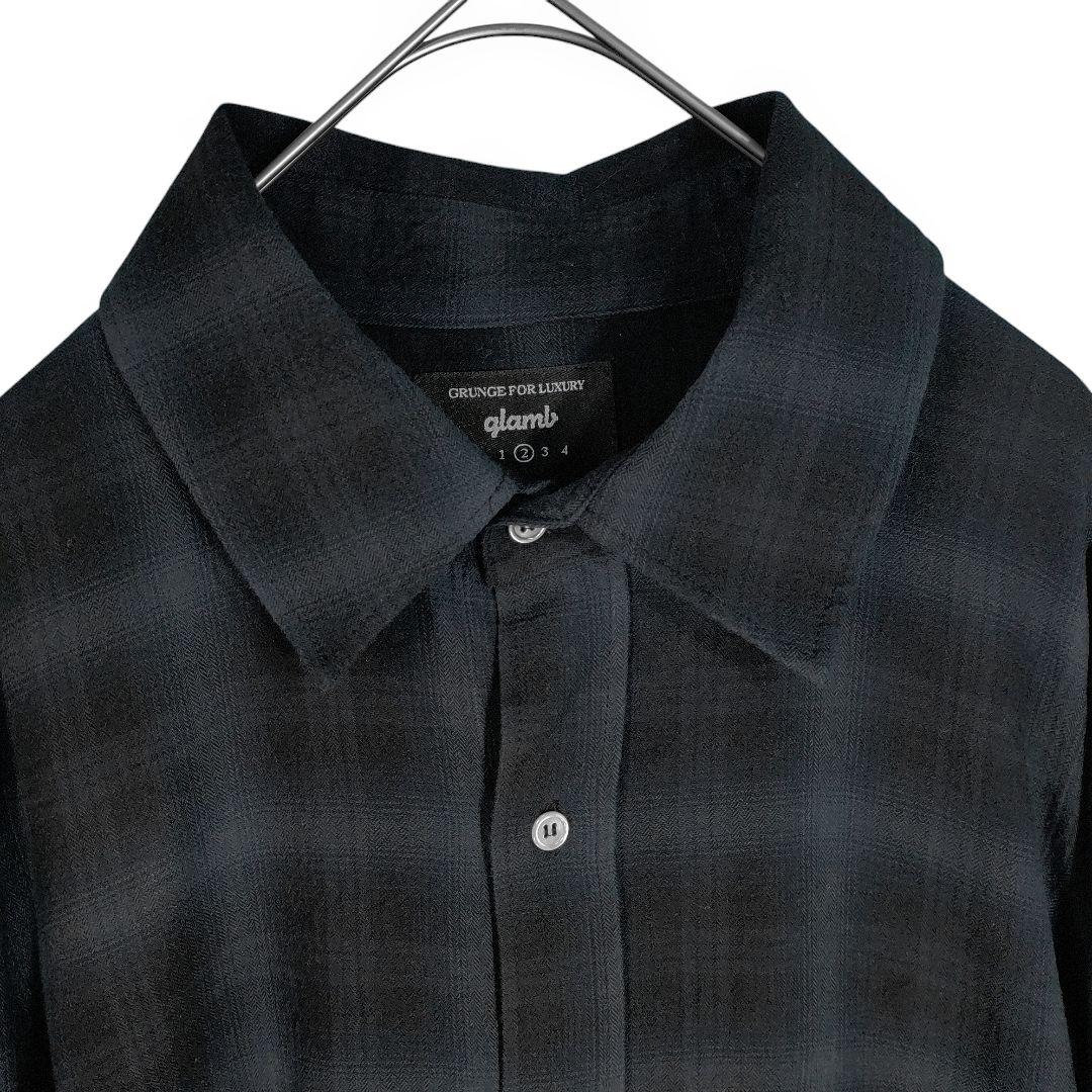 ☆ glamb × JoJo ブチャラティ アリーベデルチ オンブレ シャツ ☆