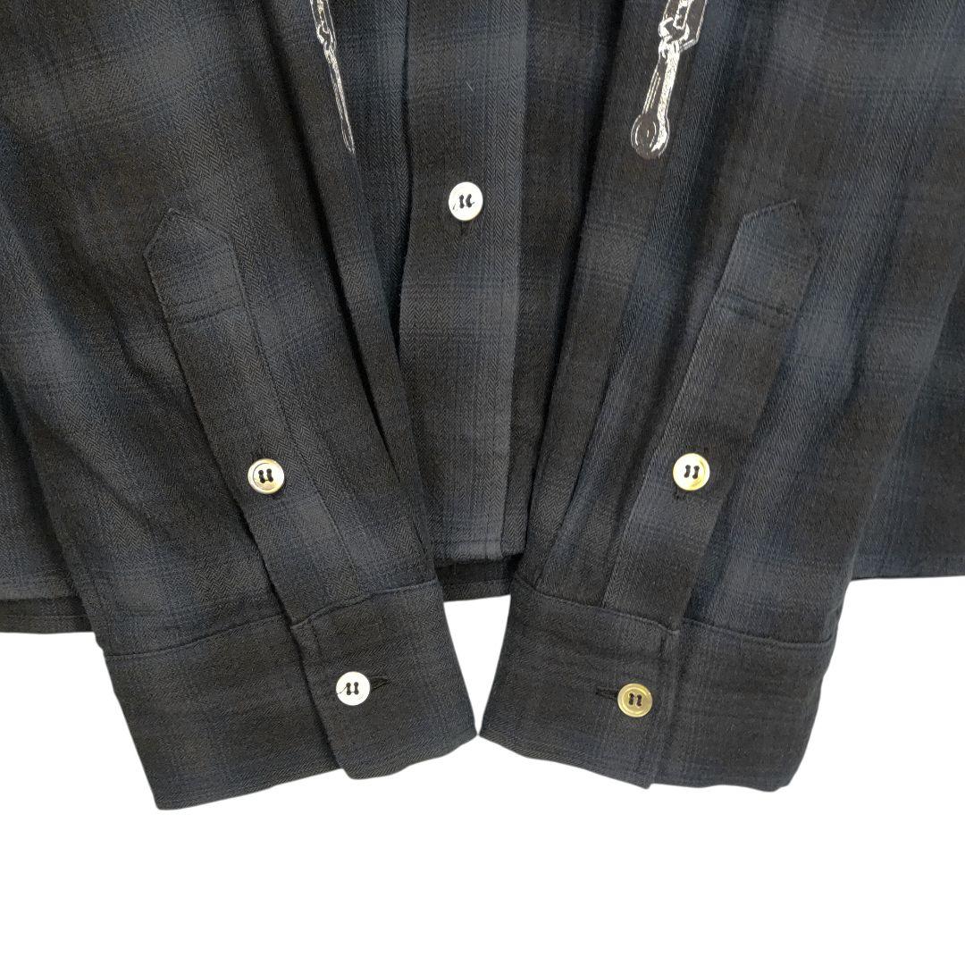 ☆ glamb × JoJo ブチャラティ アリーベデルチ オンブレ シャツ ☆