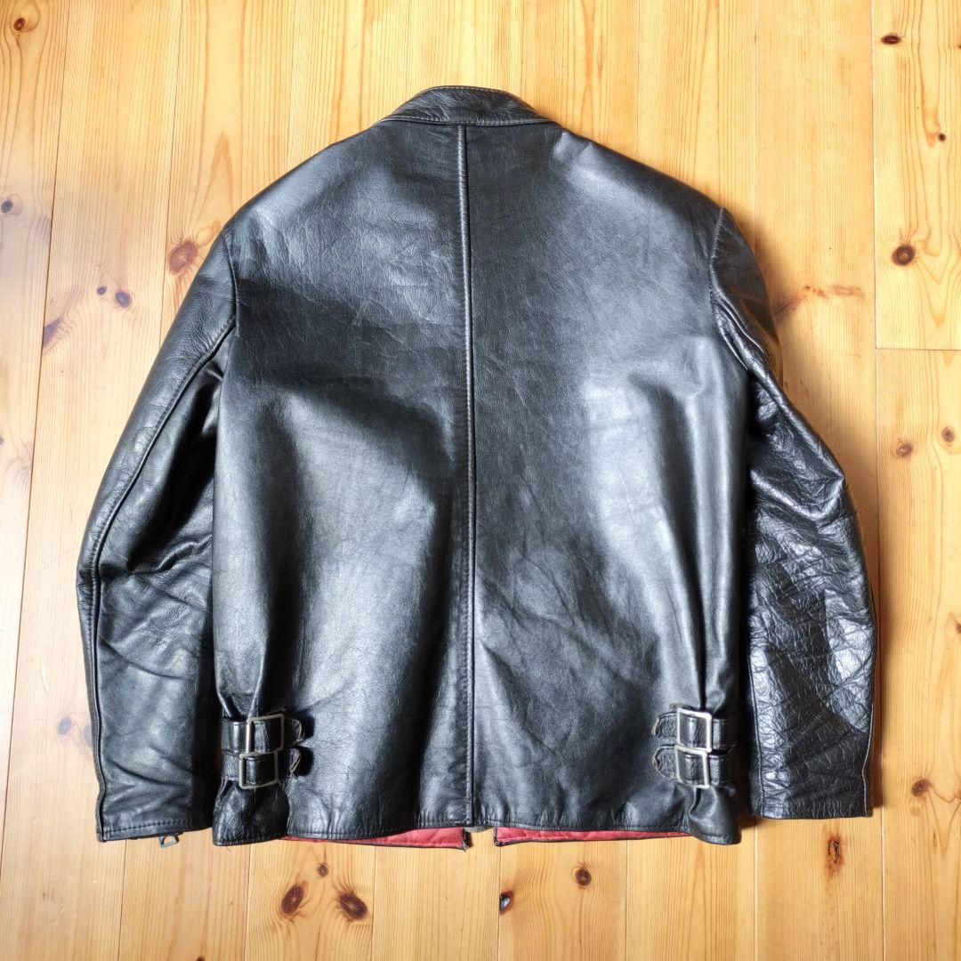 70〜80s ゴールドトップ シングルライダース ルイスレザー ハイウェイマン