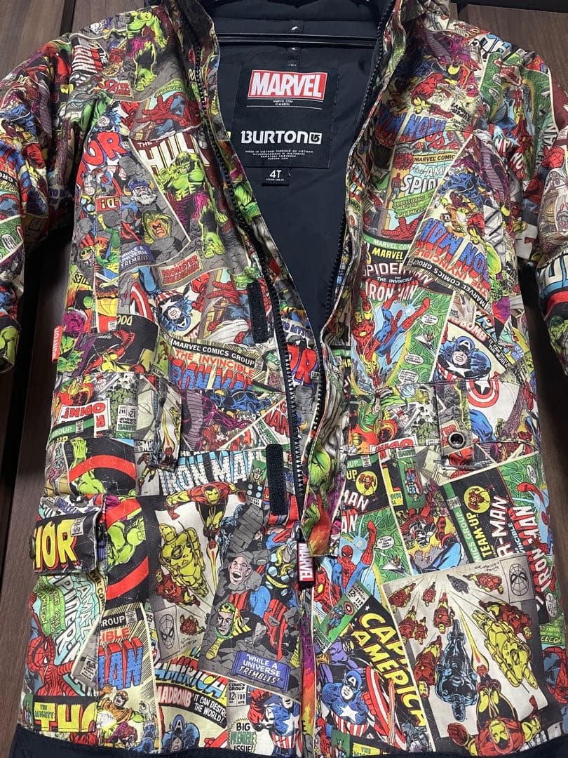 MARVEL BURTON キッズ用スノーウェア 4T⭐︎外遊び110〜120美品