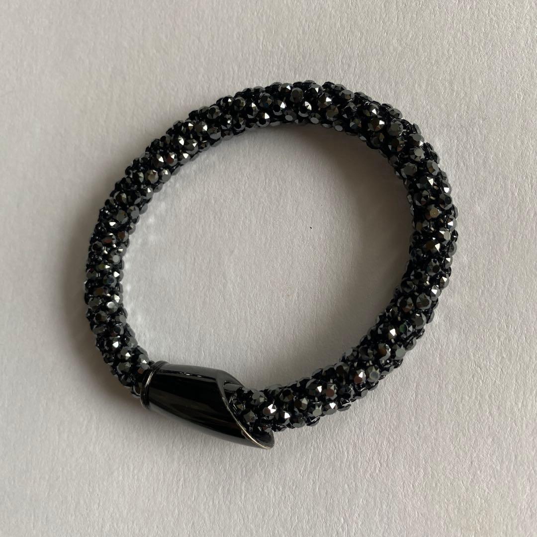 LUV ハッシュタグラブ ブレスレット 7mm ブラック系 GACK