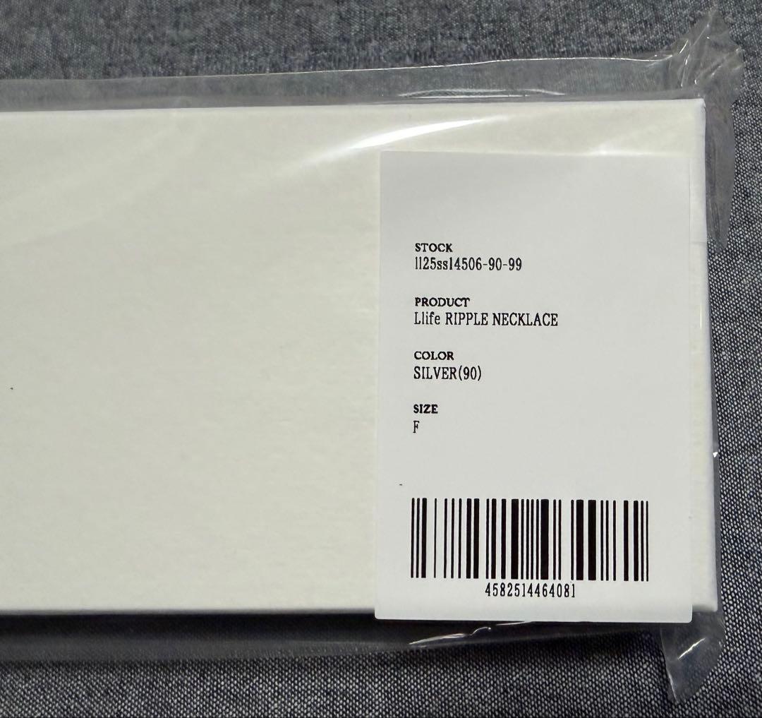 アクセサリー Llife RIPPLE NECKLACE LIDNM