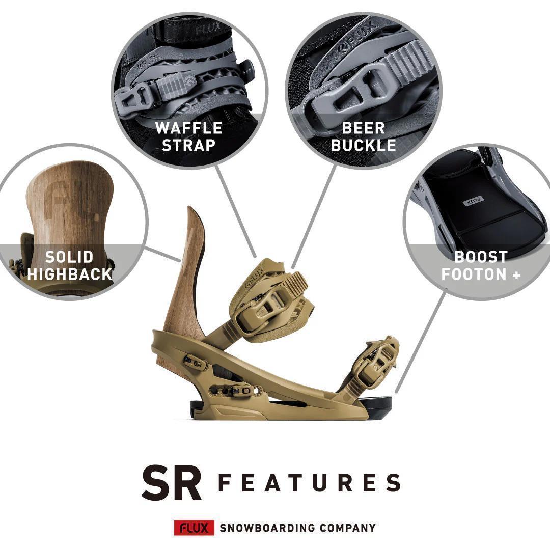 24-25　新品　FLUX　ビンディング　バインディング　SR　フラックス　M