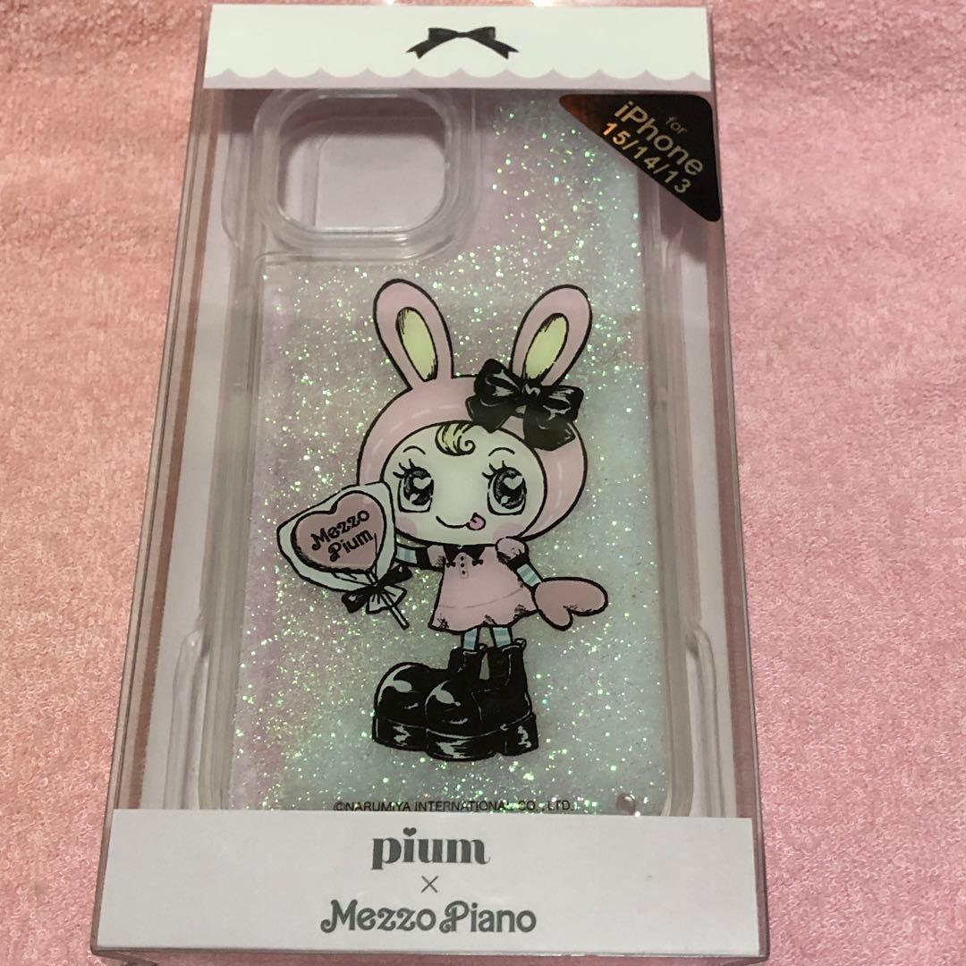mezzo piano pium べリエちゃん グリッターiPhoneケース