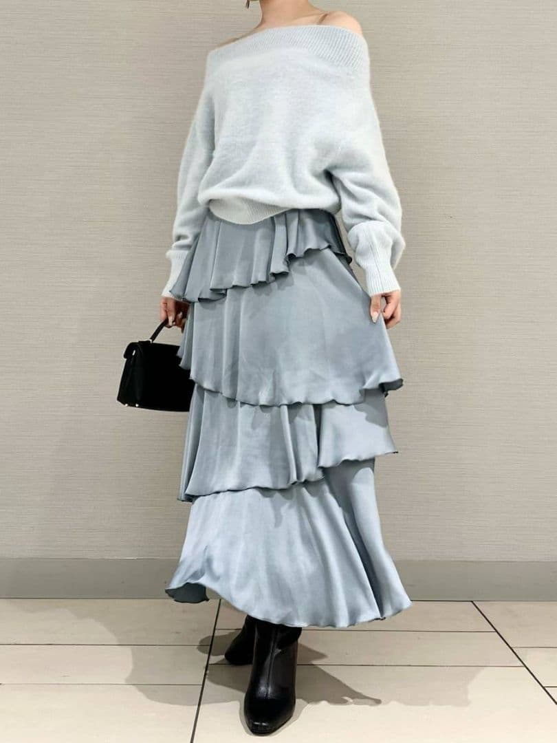 【2025AW今季新作】フォックスアルパカオフショルプルオーバー SNIDEL