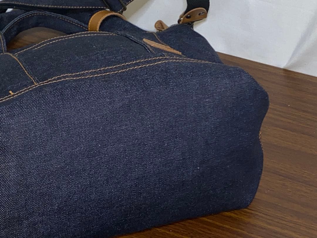 ☆ハンドメイド☆岡山デニム☆男女兼用☆3wayショルダーバッグ