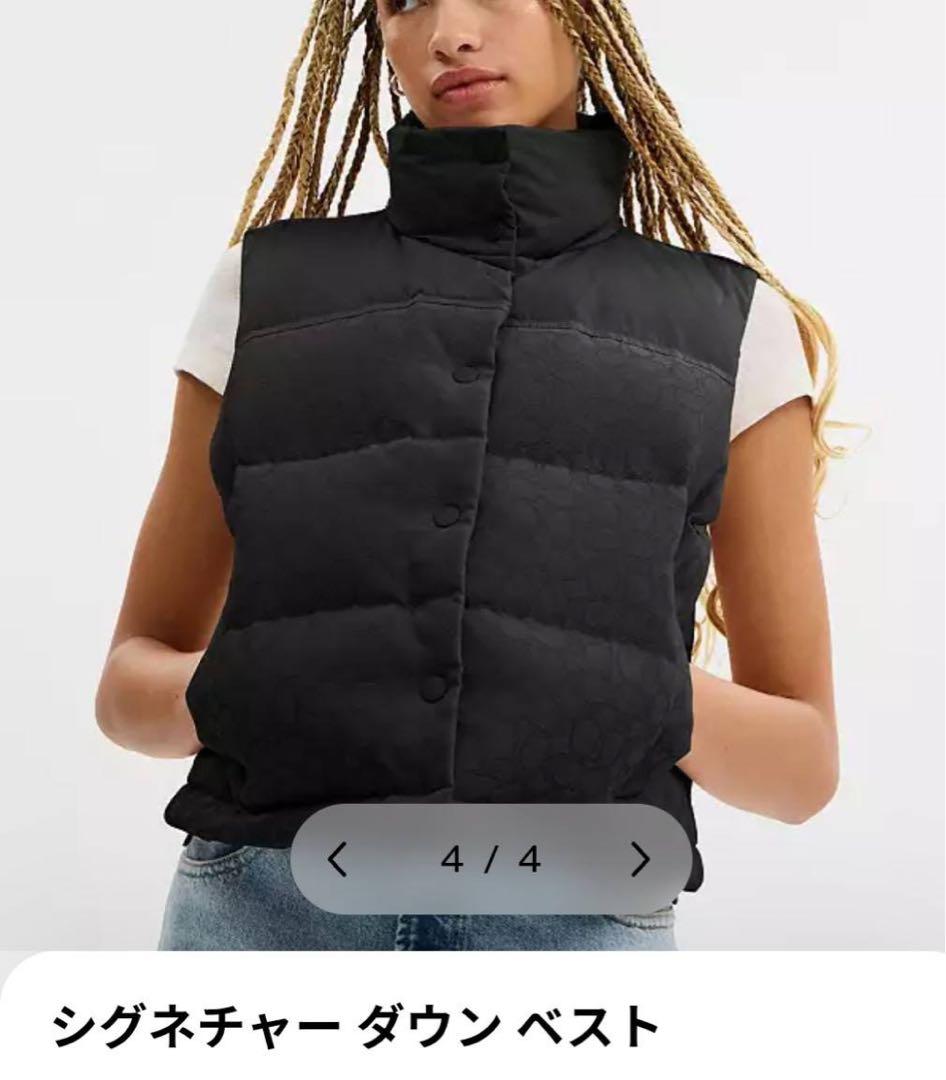 【新品未使用】COACH シグネチャー ダウン ベスト