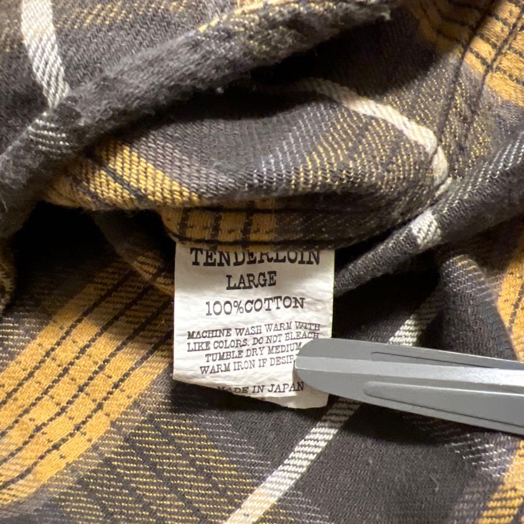 TENDERLOIN ネルシャツ L