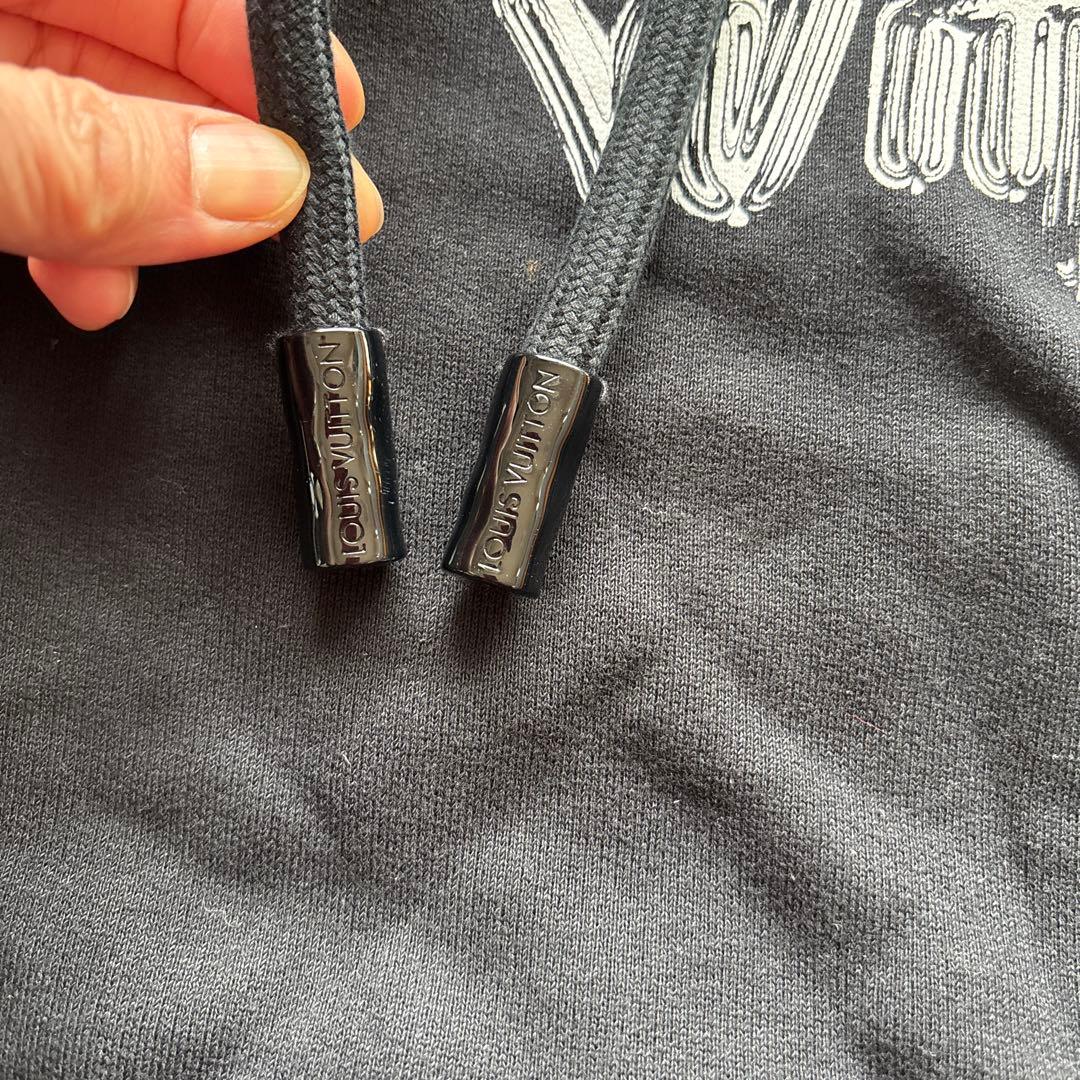 Louis Vuitton ブラック パーカー 24SS バージル