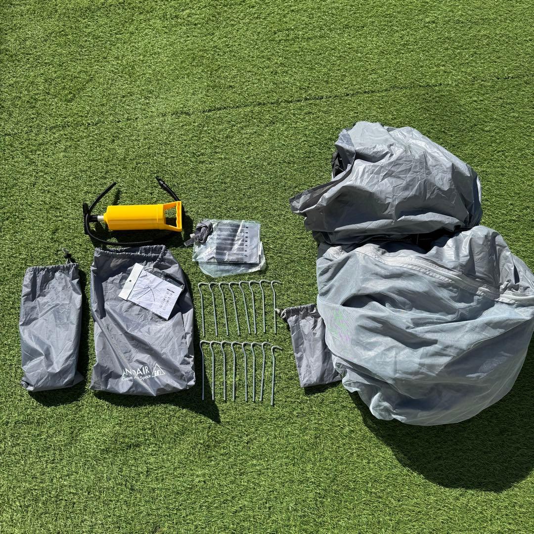 ほぼ未使用　ANDAIR Xfram DAND-03 エアフレームテント