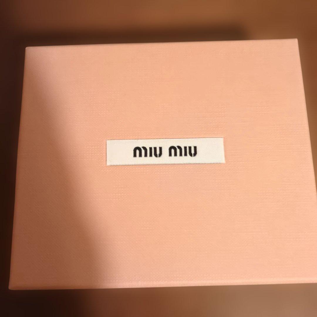 【お値下げ中】MIUMIU ベルベットシュシュ