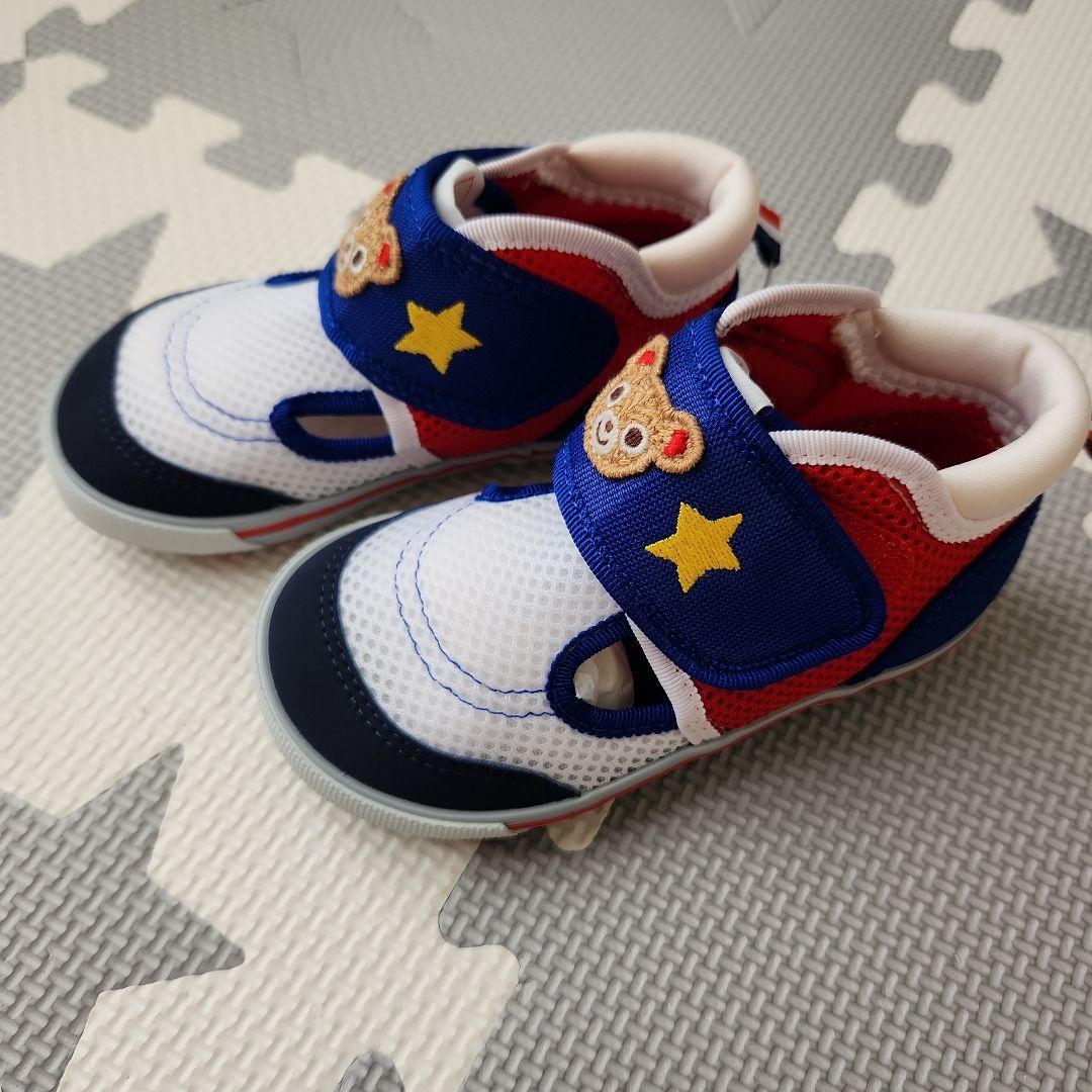 【新品タグ付き】ミキハウス ダブルラッセルセカンドベビーシューズ　15cm