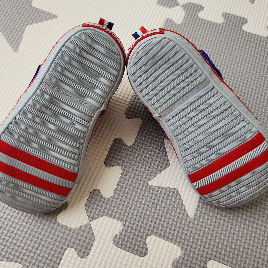 【新品タグ付き】ミキハウス ダブルラッセルセカンドベビーシューズ　15cm