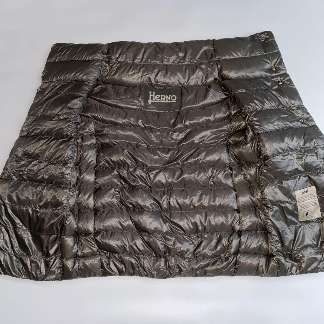 くみHerno ヘルノAMINTAアミンタ グレージュ ダウンジャケット