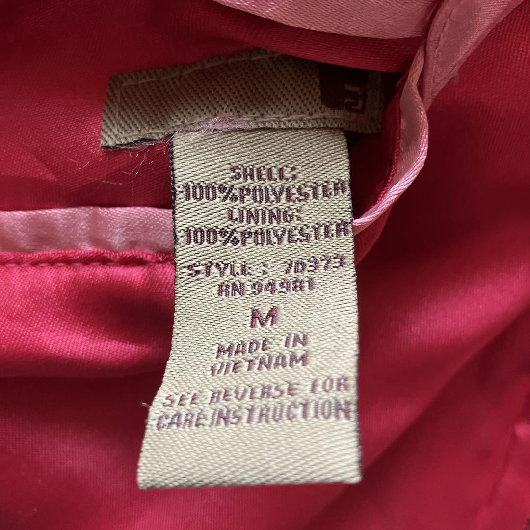 ピンク　スカジャン　天女　花柄　和柄　リバーシブル