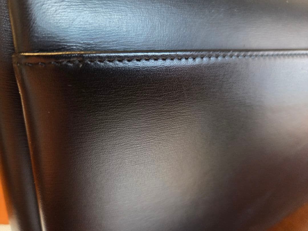 WAKO 銀座和光 ターンロック フォーマルバッグ ハンドバッグ 革 黒