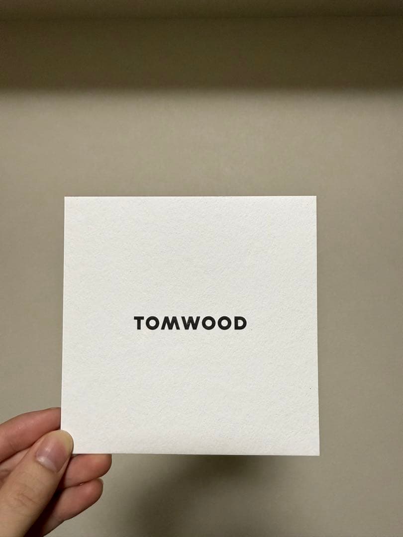 【新品】 TOM WOOD Oval Green Marble 22号（62）