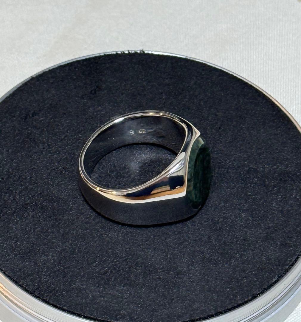 【新品】 TOM WOOD Oval Green Marble 22号（62）