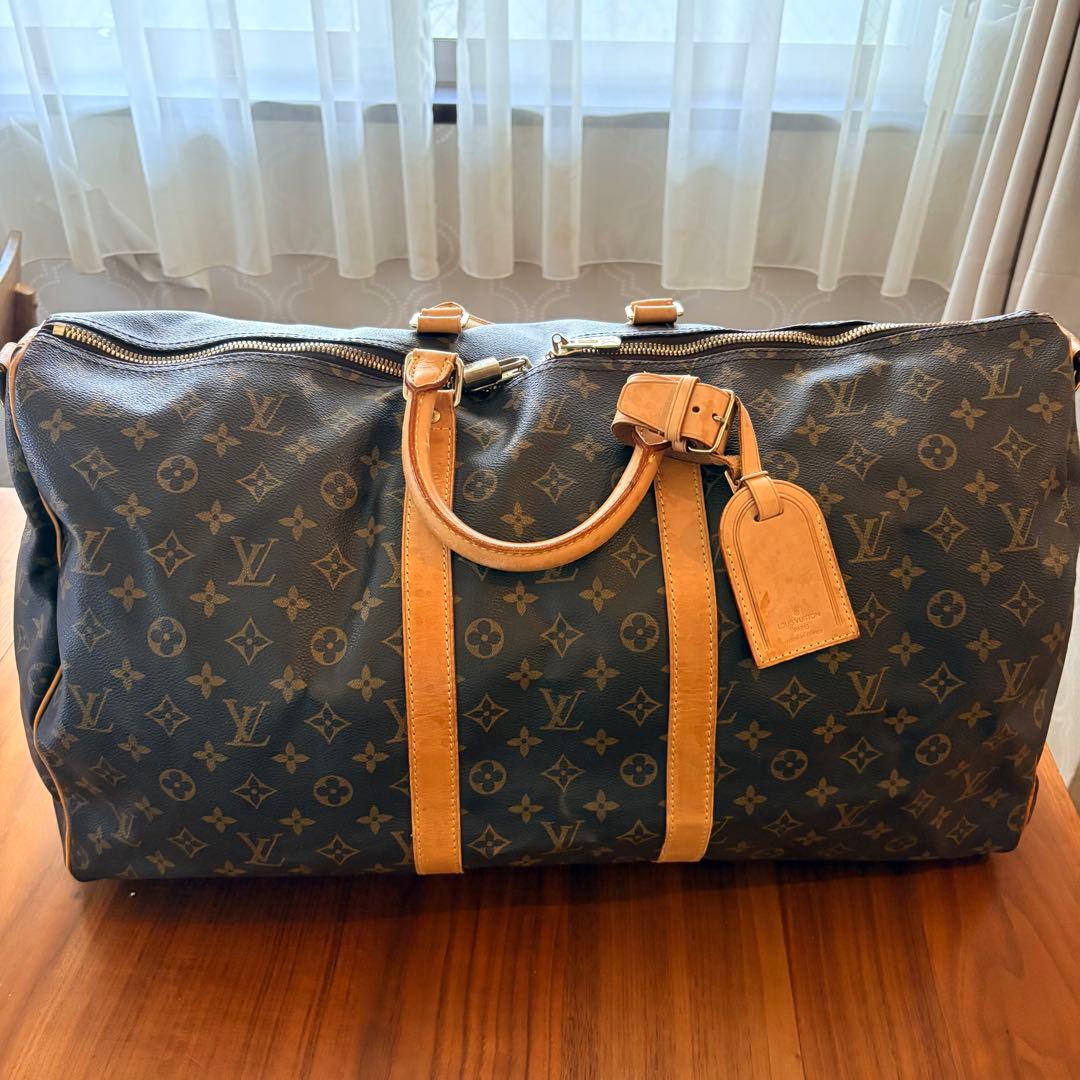Louis Vuitton ボストンバッグキーポル55バンドリエールモノグラム