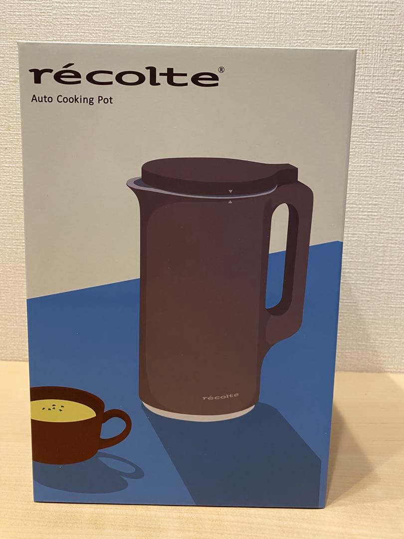 【新品未開封】レコルト 自動調理ポット レシピブック3冊付き！