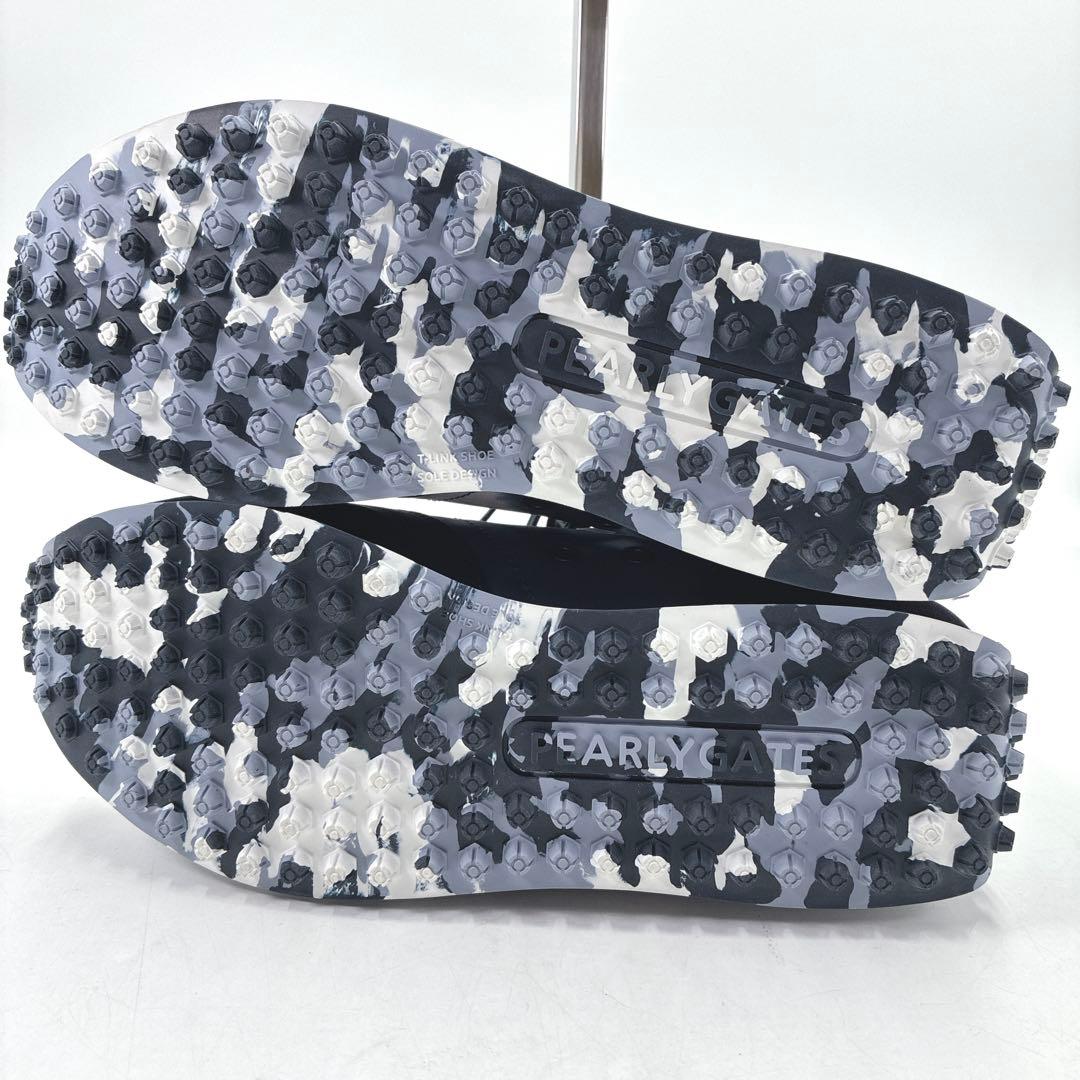 【新品未使用】パーリーゲイツ PGタイダイ柄 ニコちゃん スパイクレスシューズ