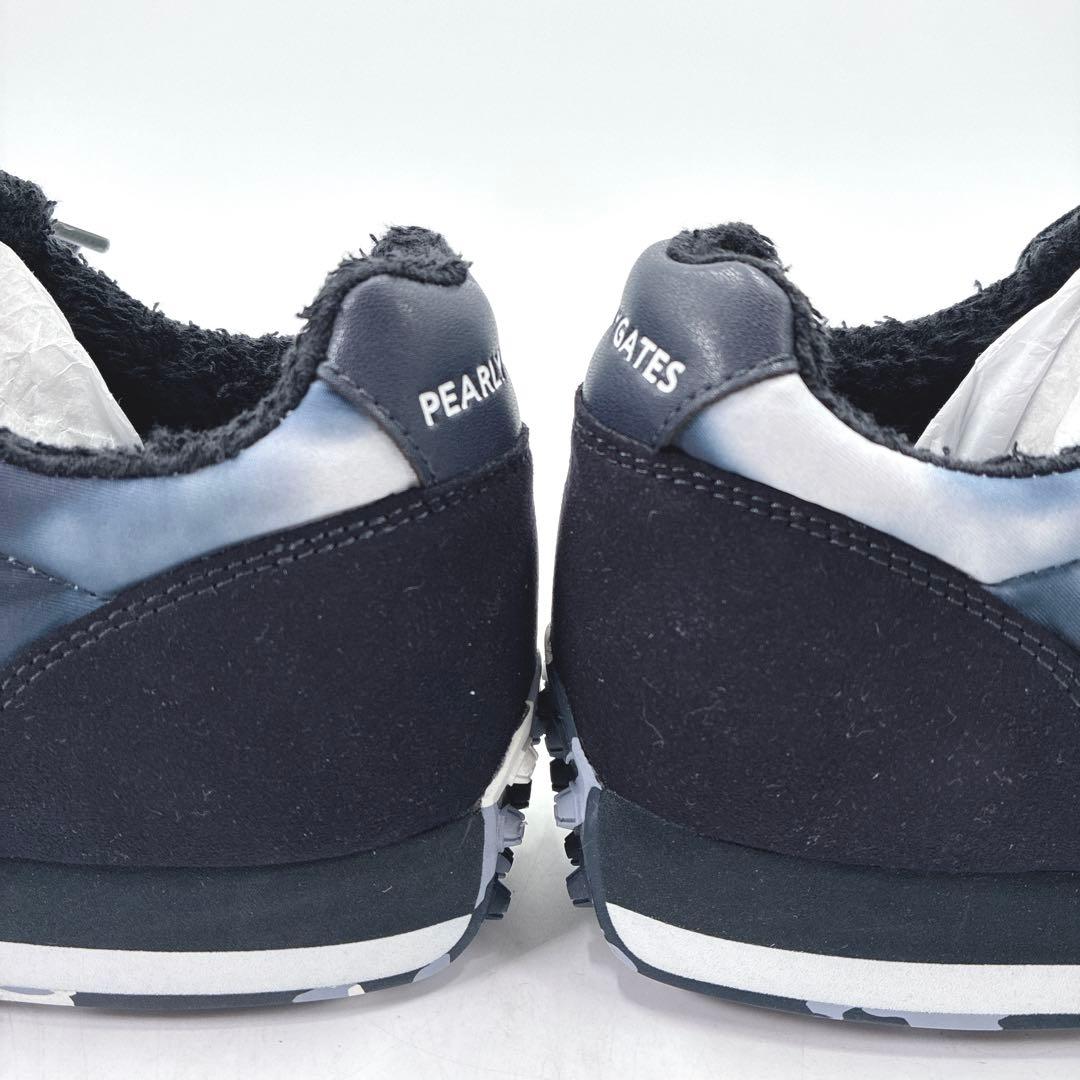 【新品未使用】パーリーゲイツ PGタイダイ柄 ニコちゃん スパイクレスシューズ