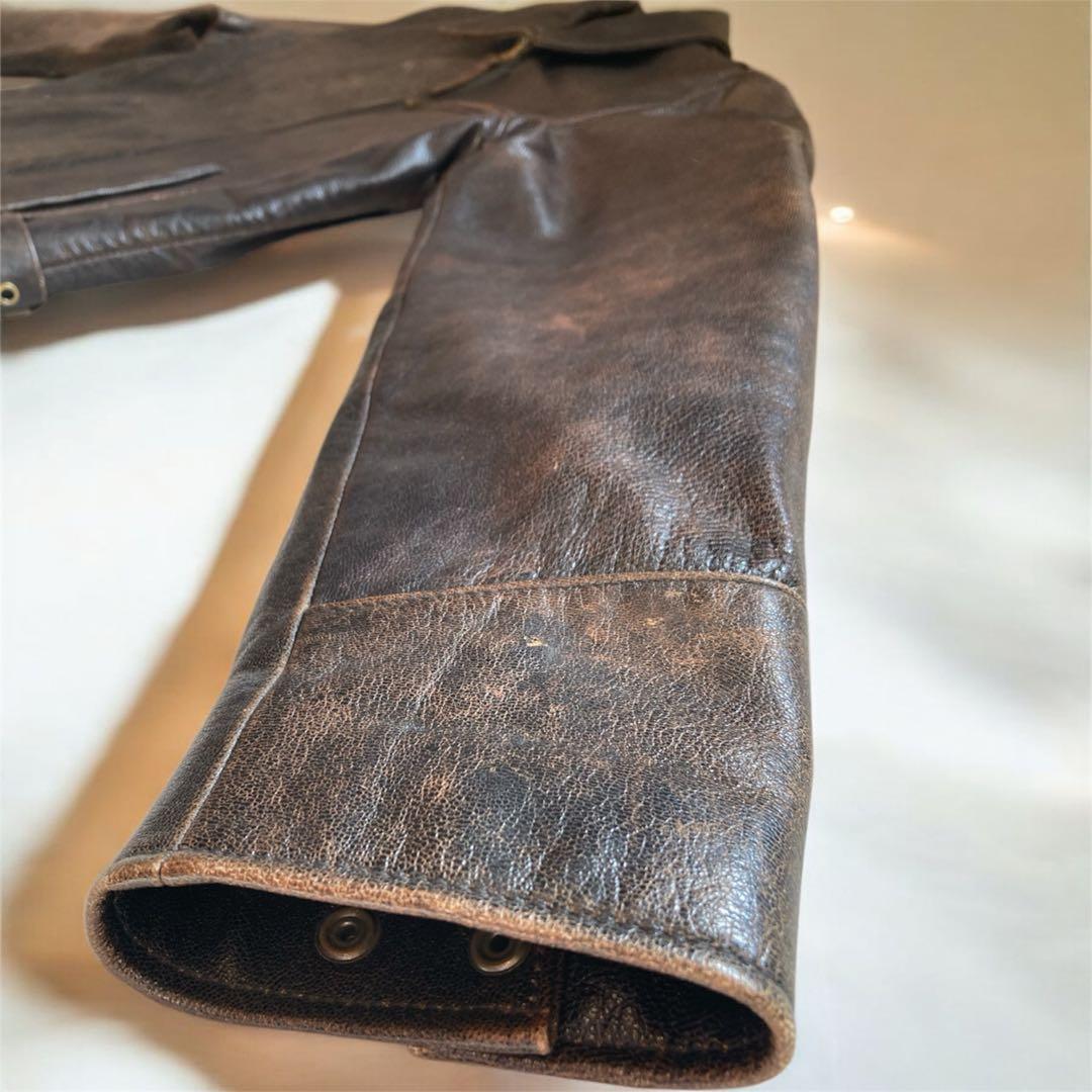 Harley-Davidson ハーレーダビッドソンレザージャケット ブラウンM