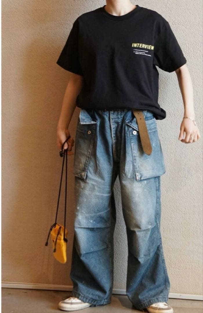 【HERILL/ヘリル】Nep denim M44 Trousers 2
