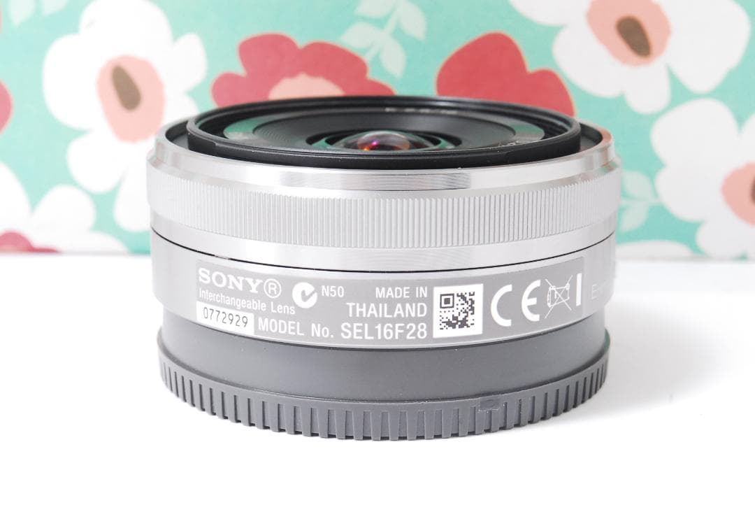 ❤SONY 単焦点 SEL16F28❤パンケーキレンズ Eマウント❤大人気❤