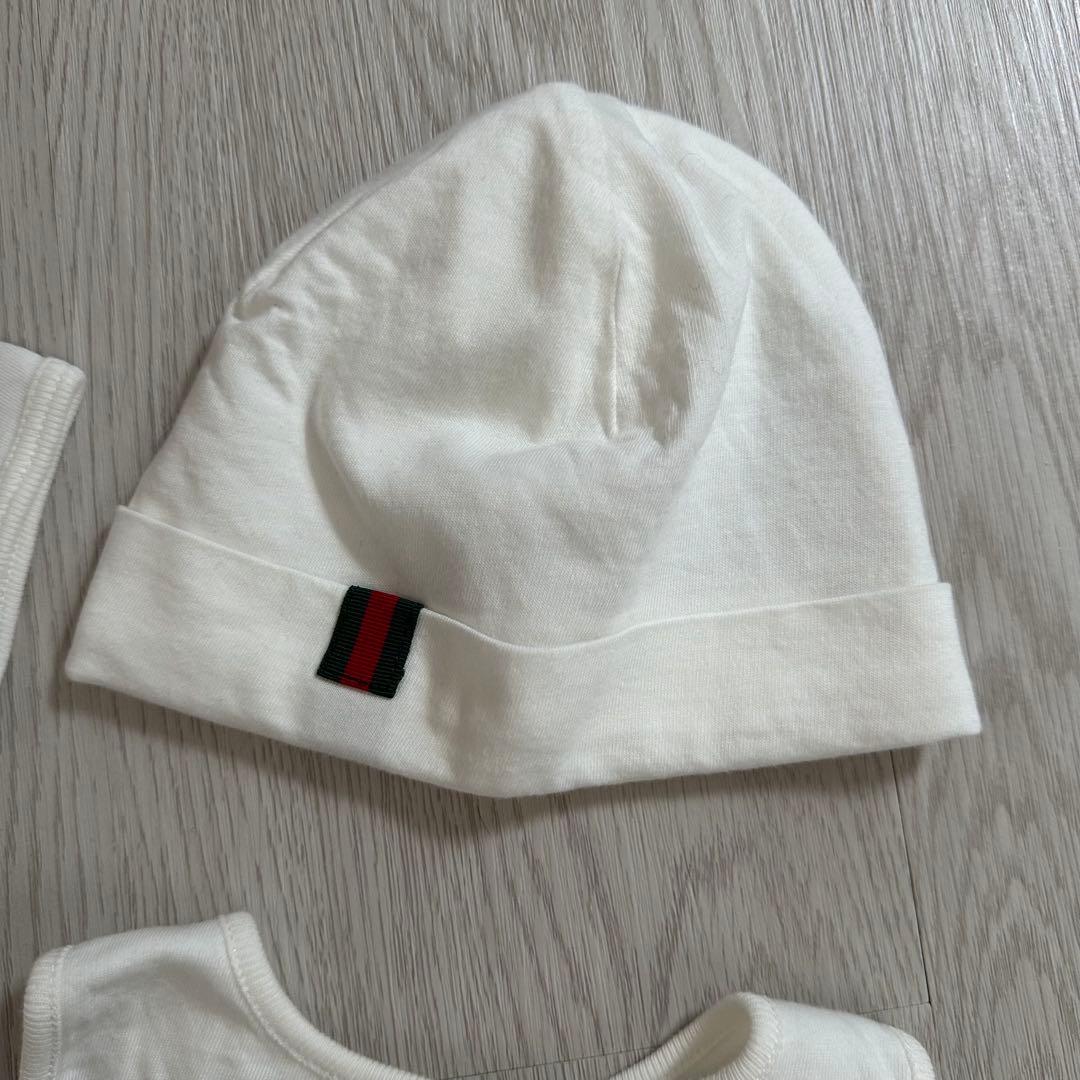 【新品未使用】GUCCI ベビー3点セット 3/6ヶ月