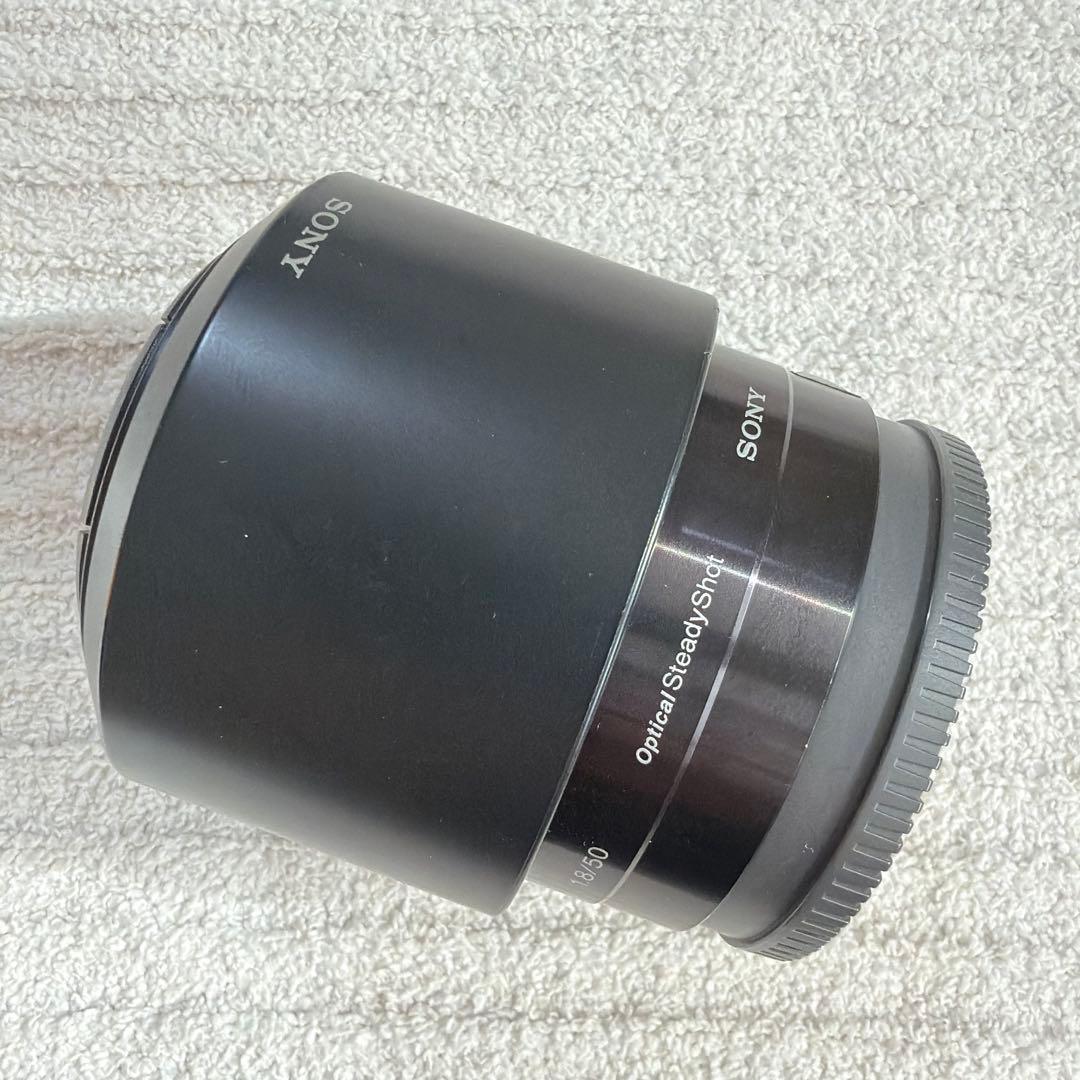【良品・元箱完備】SONY E 50mm F1.8（フィルター付き）