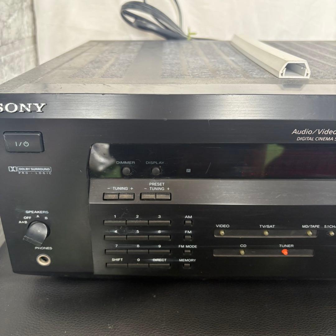 通電確認のみ ジャンク SONY AVアンプ STR-DE435 5.1ch対応