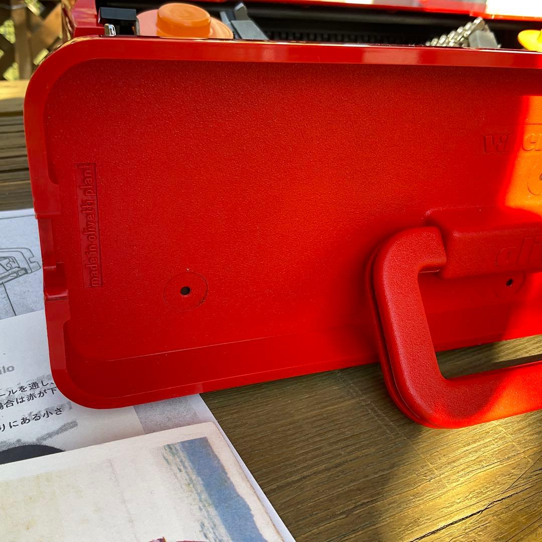 olivetti valentine s 整備済　完動品　中古品　超綺麗