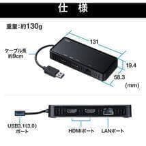 未開封USB3.1-HDMIディスプレイアダプタUSB-CVU3HD3