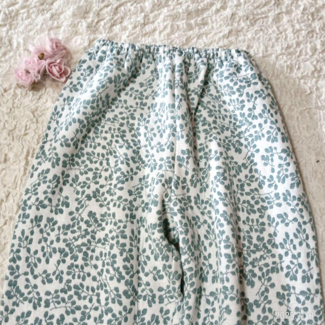 新品　ナルエー　コットン　接結厚手ナッツジャガードパジャマ