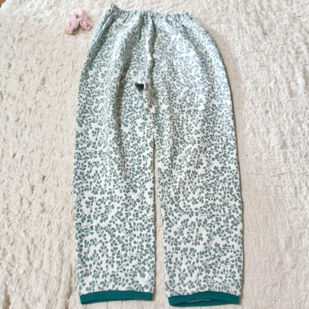 新品　ナルエー　コットン　接結厚手ナッツジャガードパジャマ