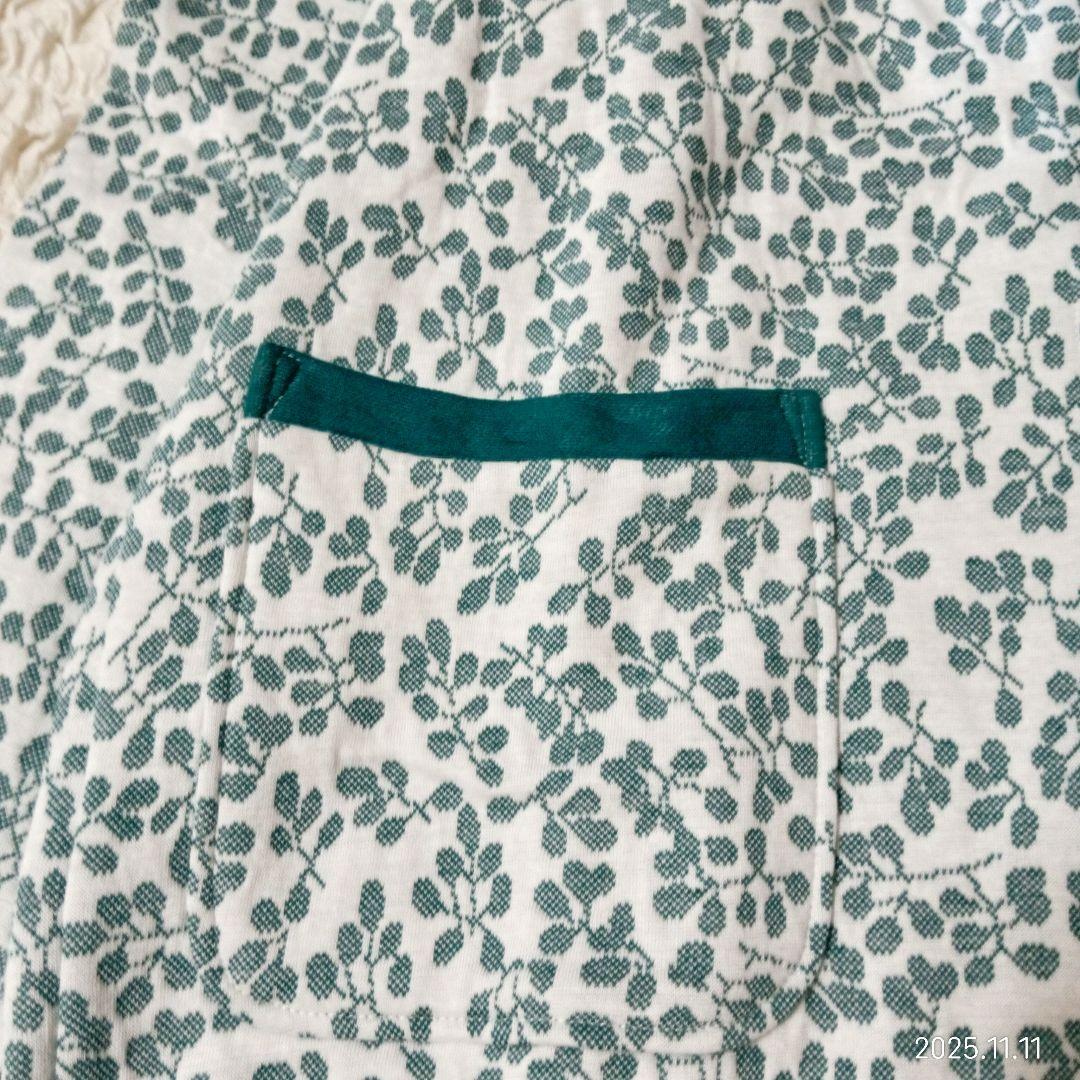 新品　ナルエー　コットン　接結厚手ナッツジャガードパジャマ