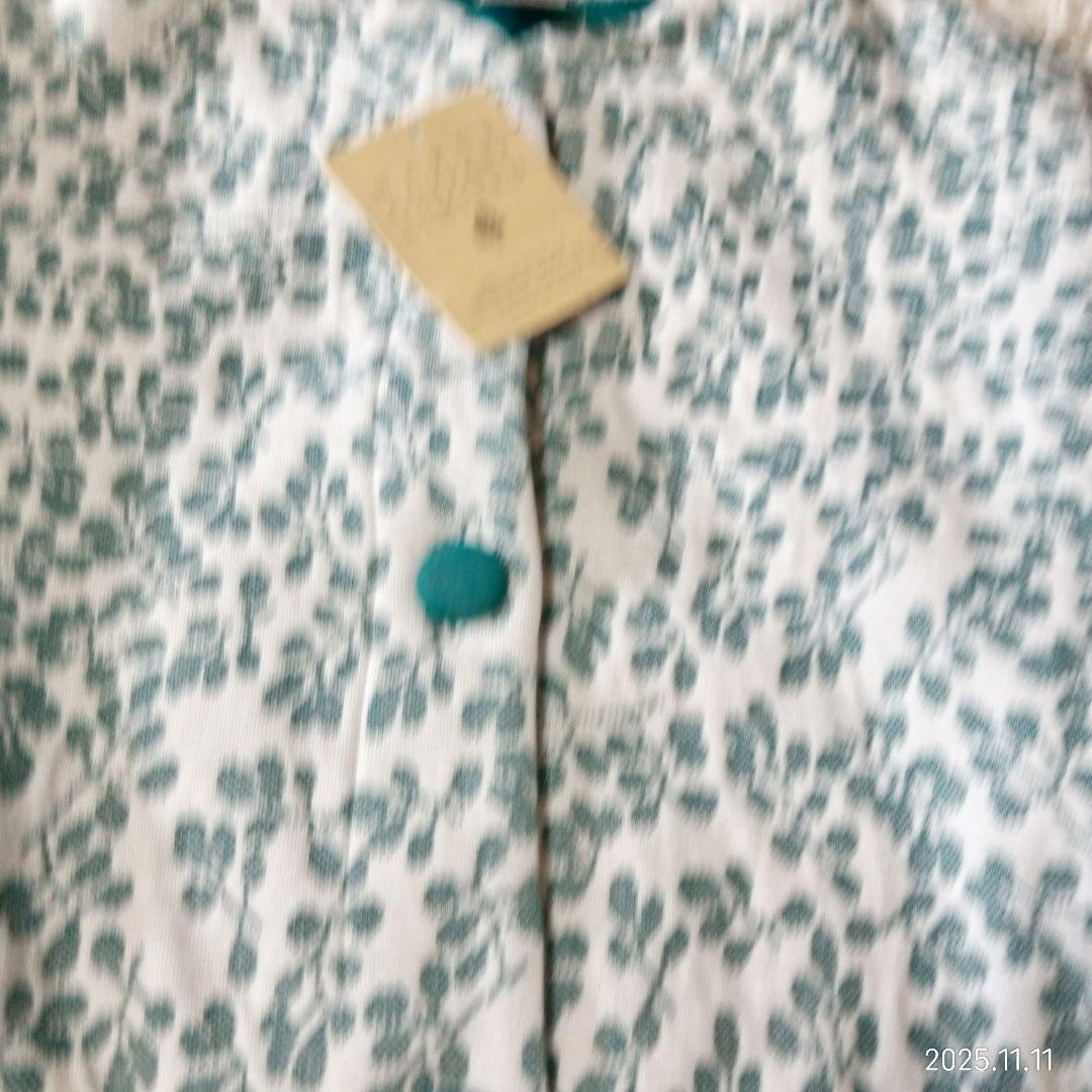 新品　ナルエー　コットン　接結厚手ナッツジャガードパジャマ