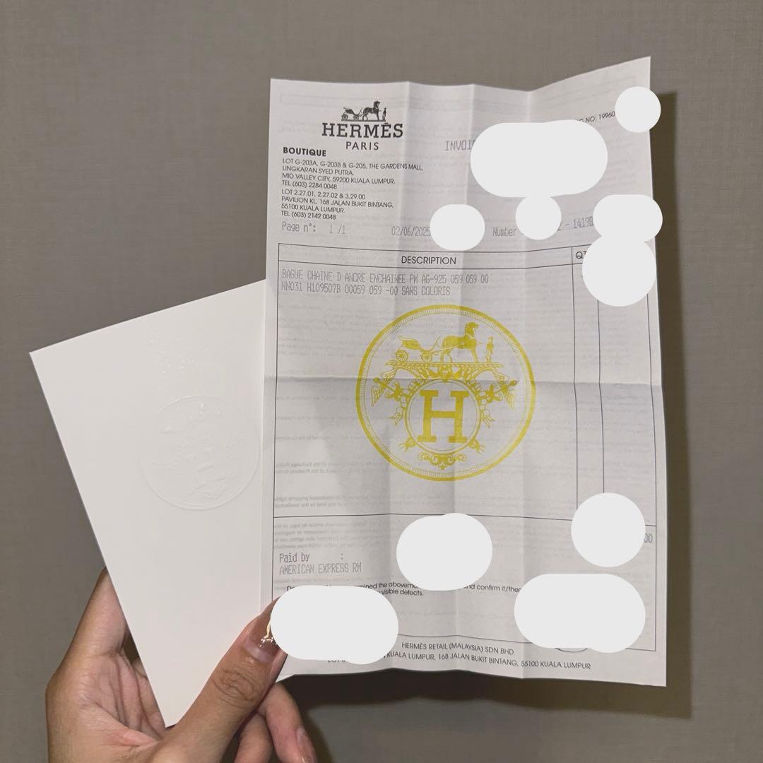 【希少ゴールデンサイズ】アンシェネ PM エルメス 59 リング シルバー