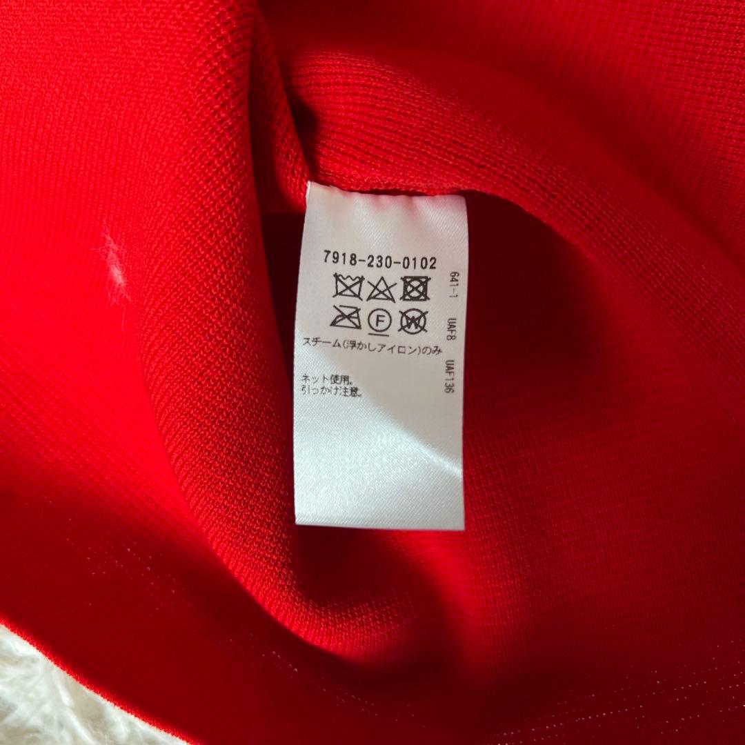 BLAMINK コットン ミラノ 14G ハーフ ジップ ニット セーター