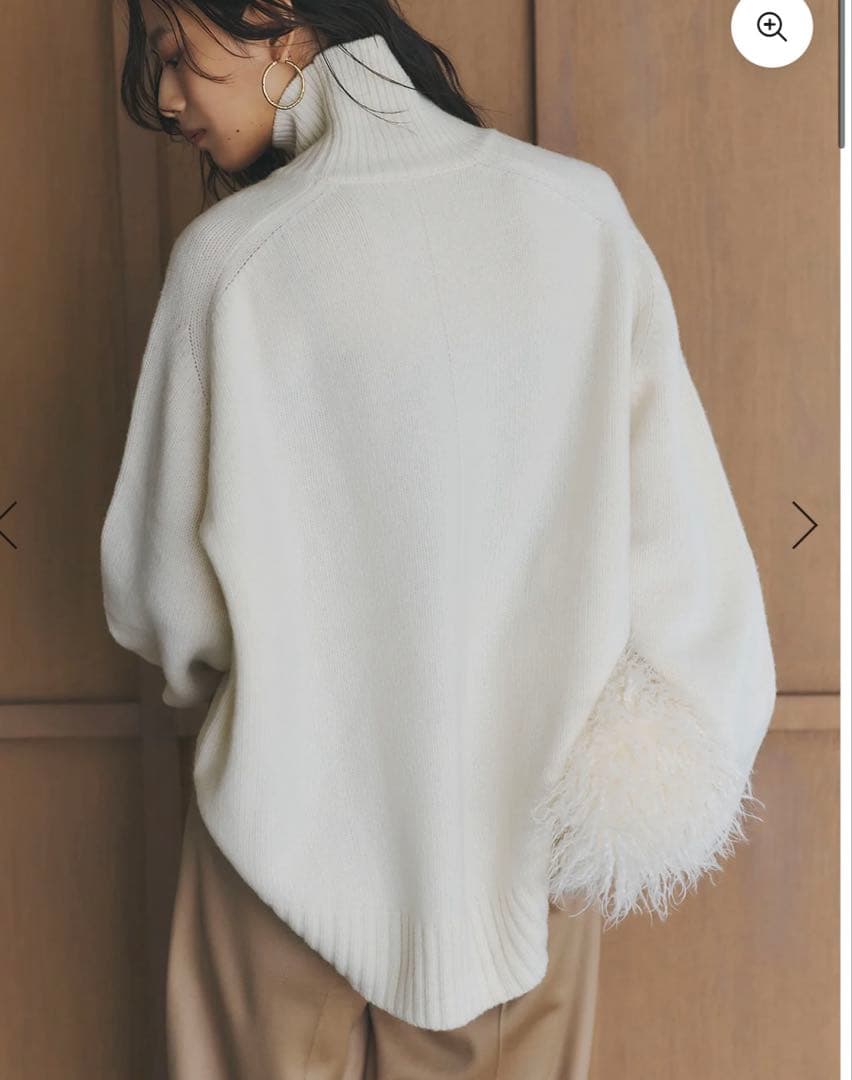 A*様 anuans HAMILTONウールカシミヤタートルネックプルオーバー