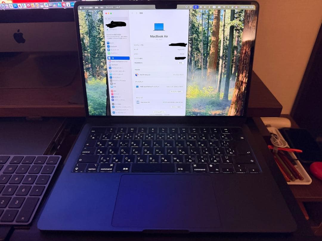 Apple MacBook Air ミッドナイト本体