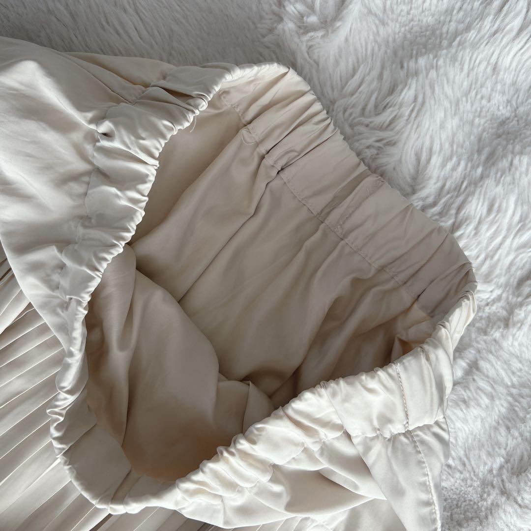 ビアズリー★プリーツティアードスカート FREE