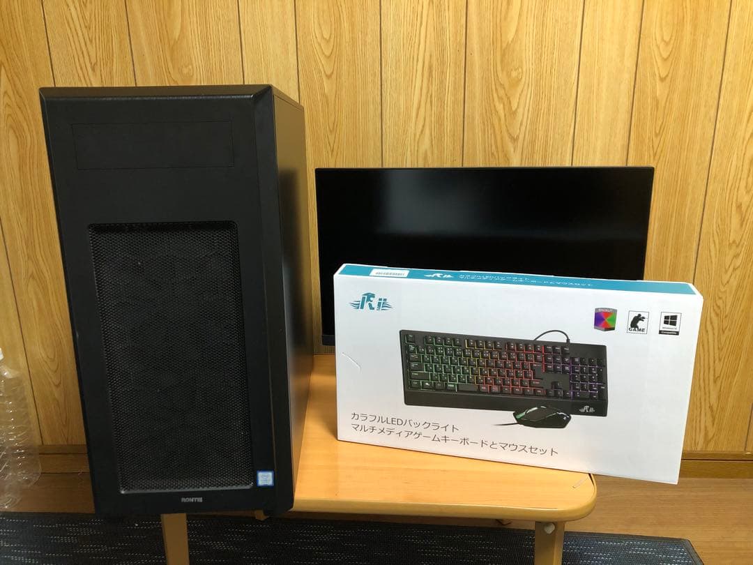 初心者向けゲーミングPCフルセット Core i7 8700 GTX1660