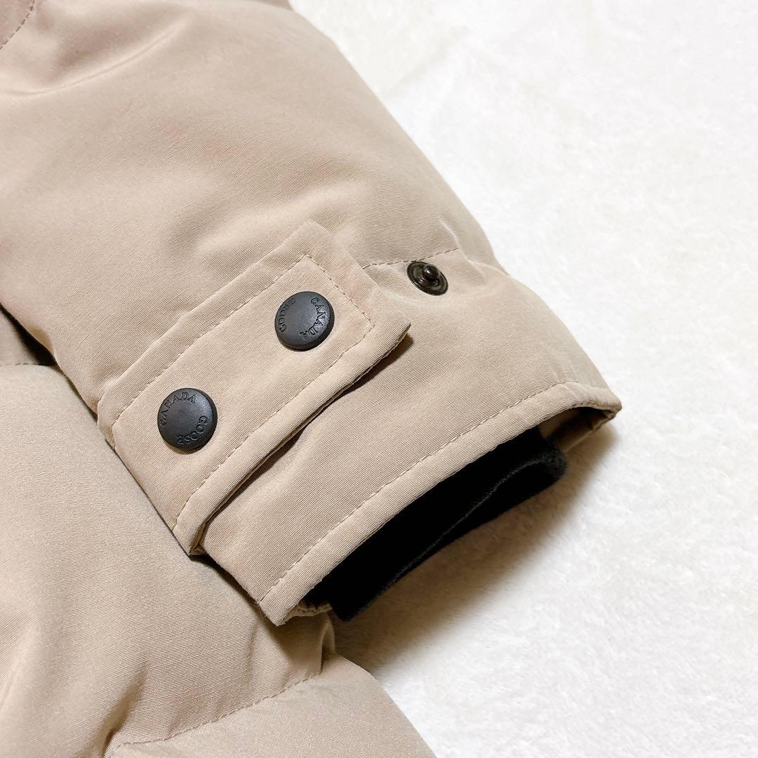 ほぼ未使用✨　カナダグース　ダウンジャケット　　タン　ベージュ　M ファー