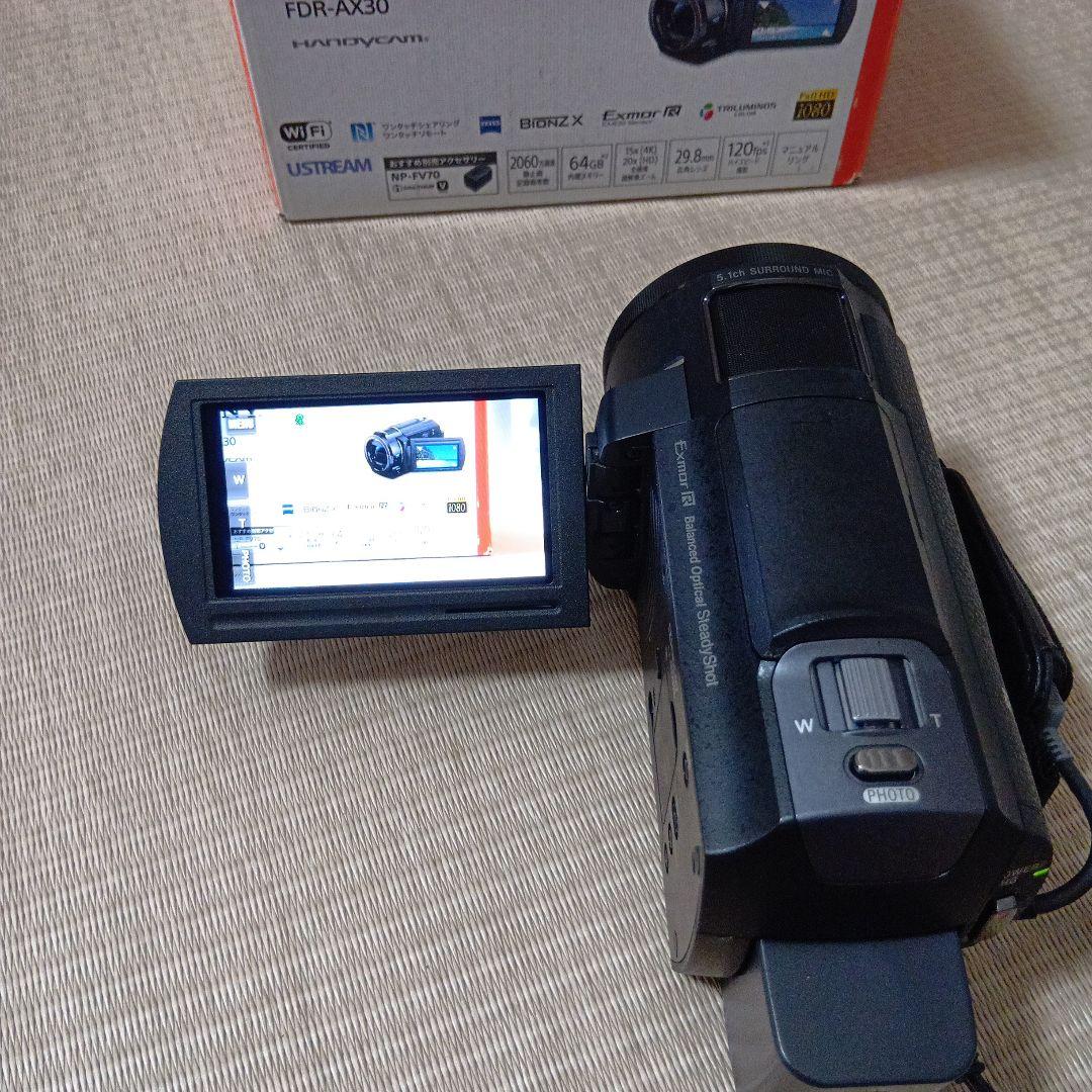 【動画録画不良】SONY FDR-AX30 4Kビデオカメラ